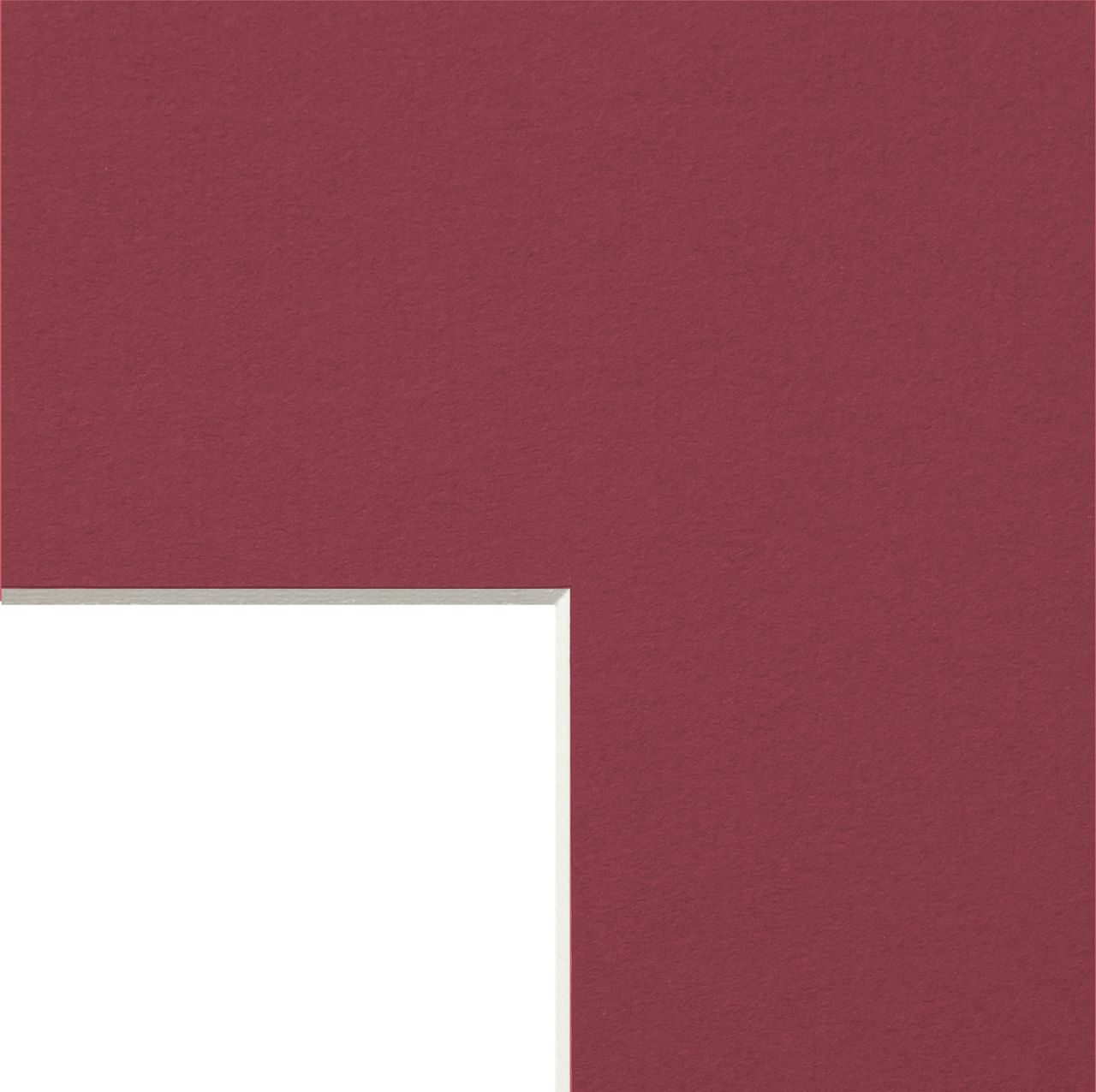 PASSEPARTOUT PRETAGLIATI ROSSO RO01 - angolo