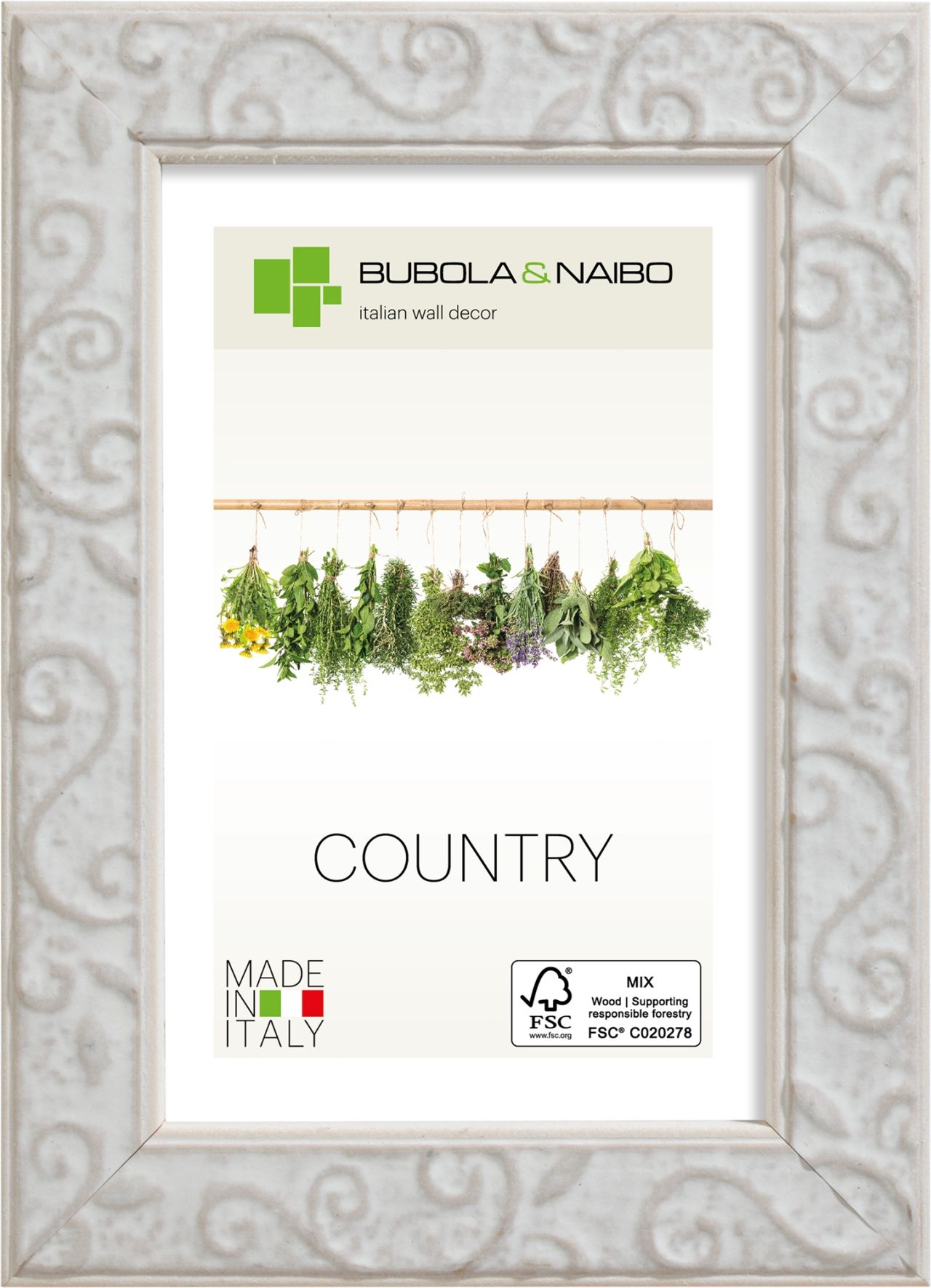 CORNICE IN LEGNO MILTON 5790 - frontale