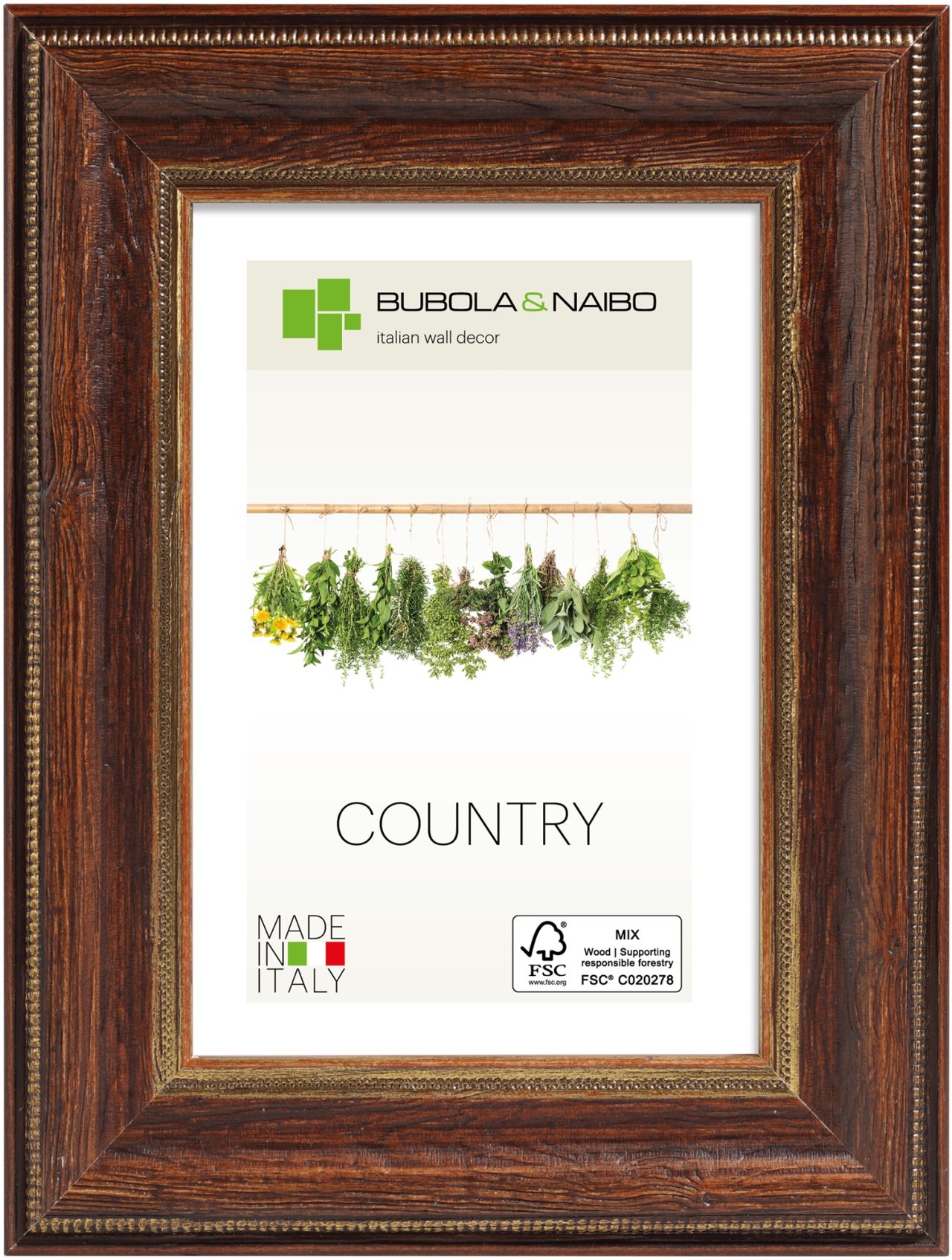 CORNICE IN LEGNO FABRIANO 5015 - frontale