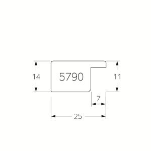 CORNICE IN LEGNO MILTON 5790 - catalogo