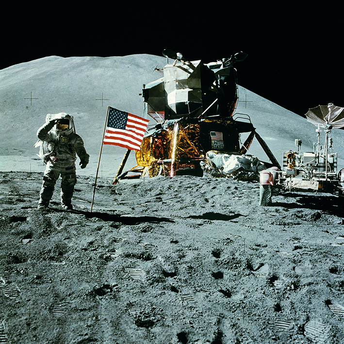 Canvas 0200 40×40 moon landing