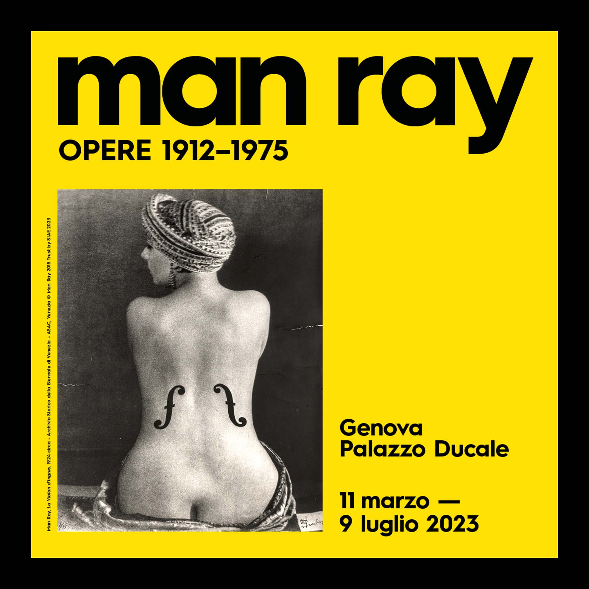 Man Ray Palazzo Ducale Genova - Immagine 1